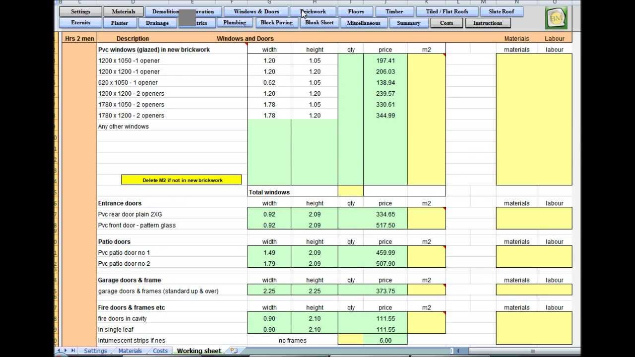 Builders Mate Estimating Software - Demolition & Excavation Tutorial 1