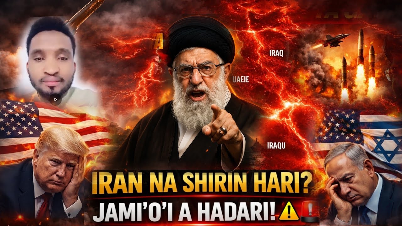 🔥TIRKASHI YANZU-YANZU IRAN NA SHIRIN HARI JAMI&rsquo;O&rsquo;I A CIKIN HADARI A GABAS TA TSAKIYA!