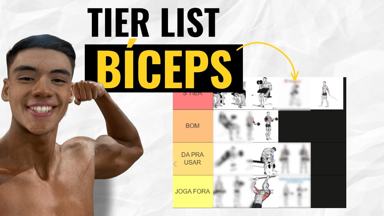 TIER LIST DOS MELHORES EXERCICIOS DE BÍCEPS (CIÊNCIA)