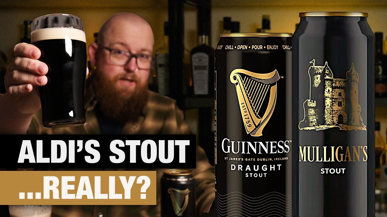 Ирландский стаут ​​Aldi Mulligan’s против Guinness | Честный дегустационный тест