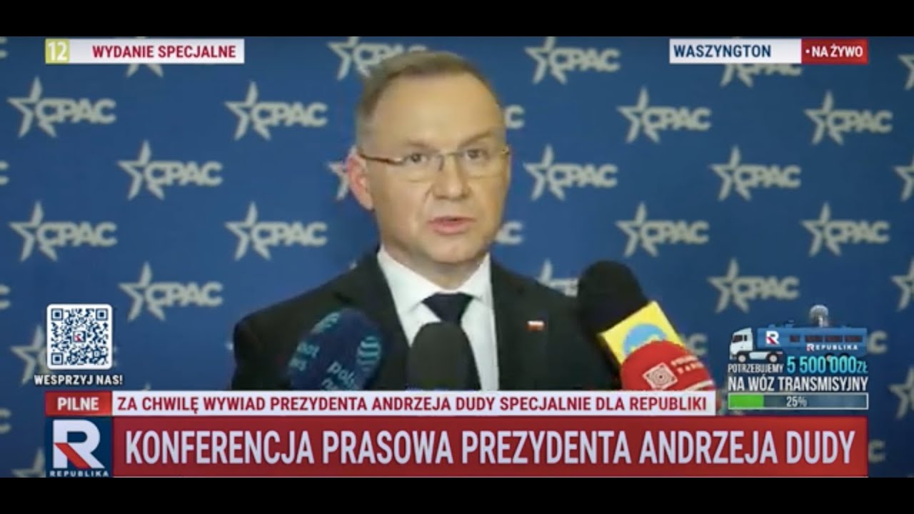 Donald Trump potwierdził bliski sojusz z Polską | Konferencja prasowa Prezydenta Andrzeja Dudy