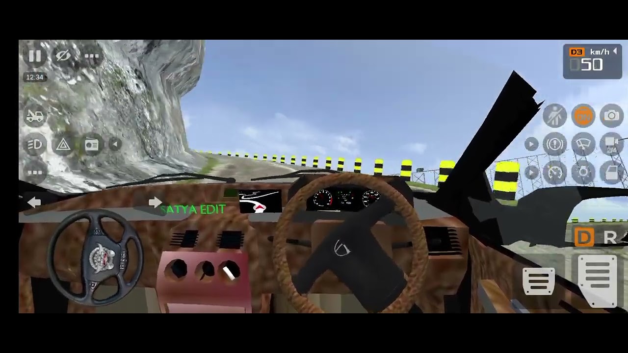 Bus simulator Indonesia driving Tata Indigo ecs