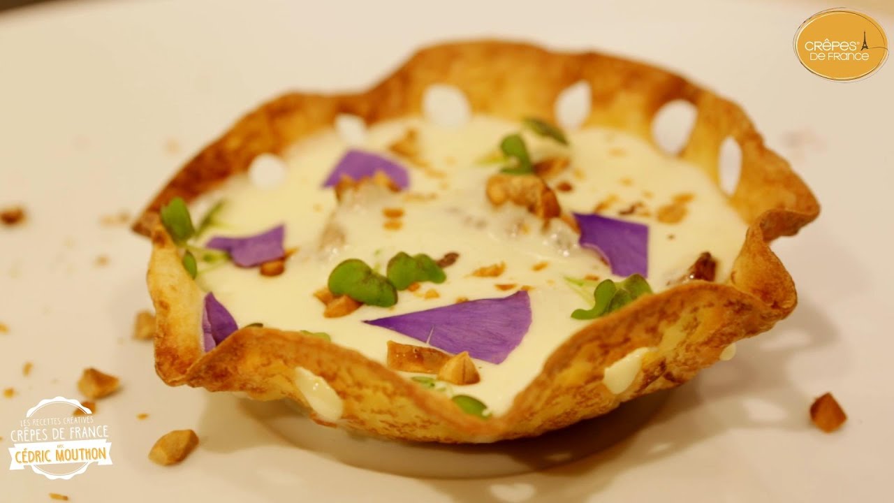 Recette Crêpes Saint-Jacques et Mousse de Tomme - Les Recettes Créatives avec Cédric Mouthon