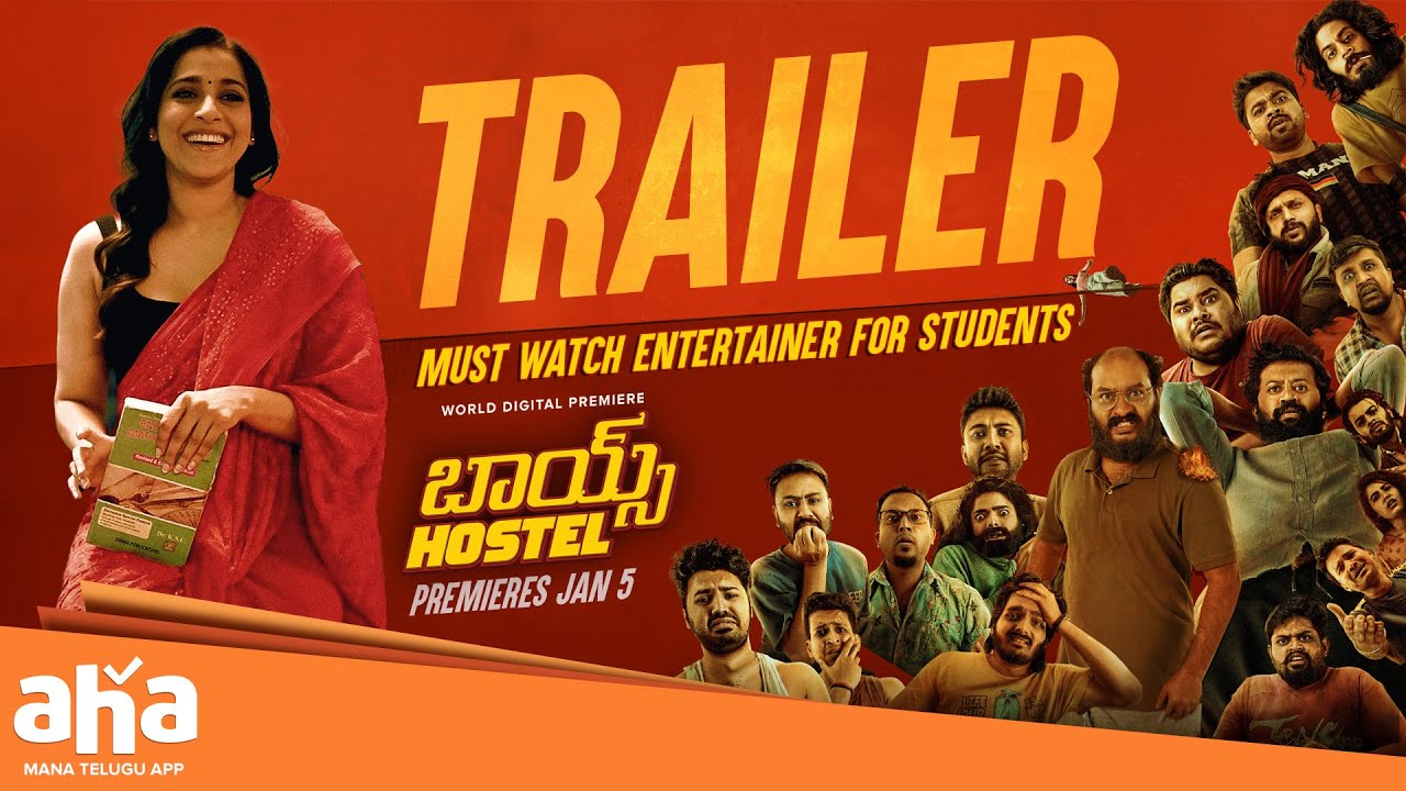 Boys Hostel Trailer🔥|| Rashmi Gautam || Nithin Krishnamurthy || B.Ajaneesh Loknath || ahavideoin