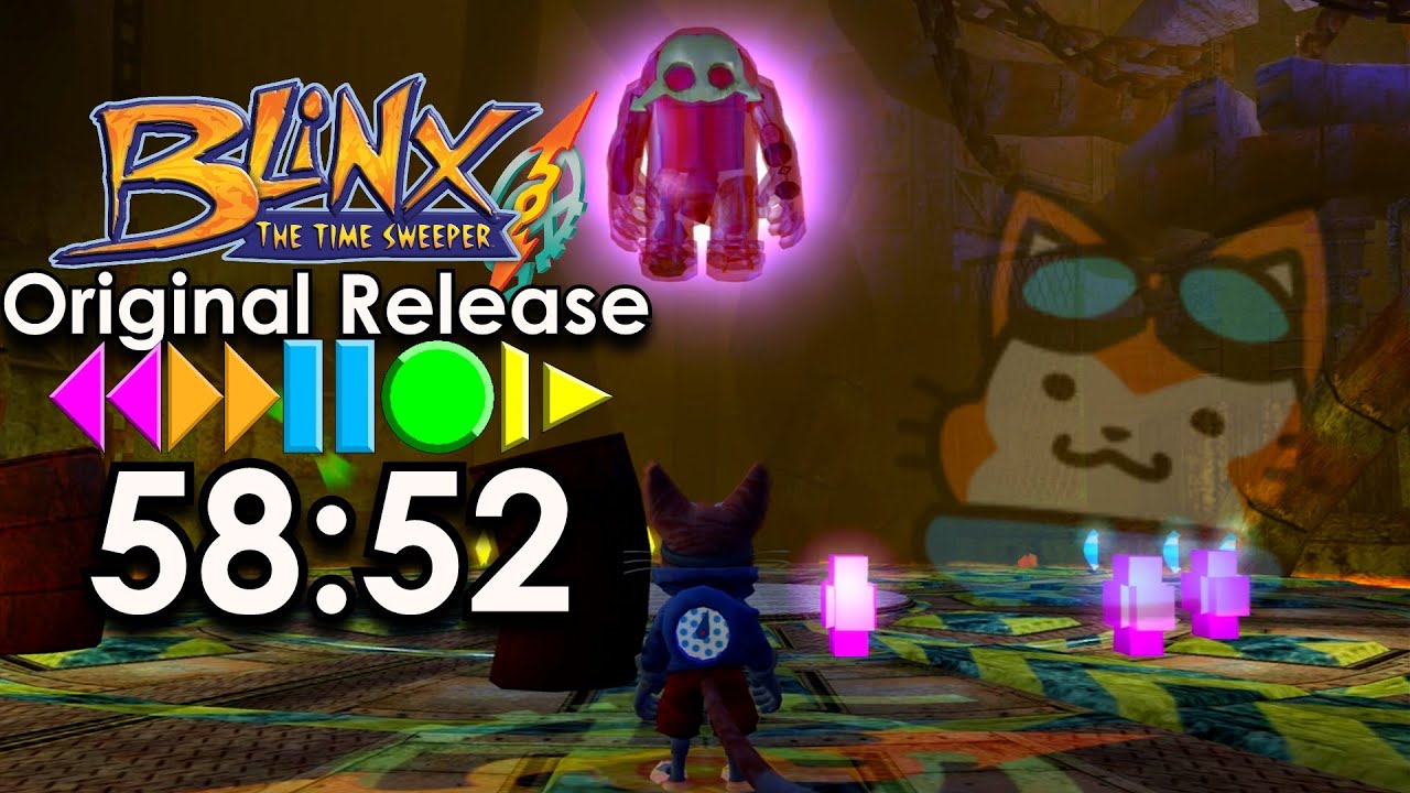 [World Record] Blinx The Time Sweeper | Any% Speedrun | 58:52 | Original Release