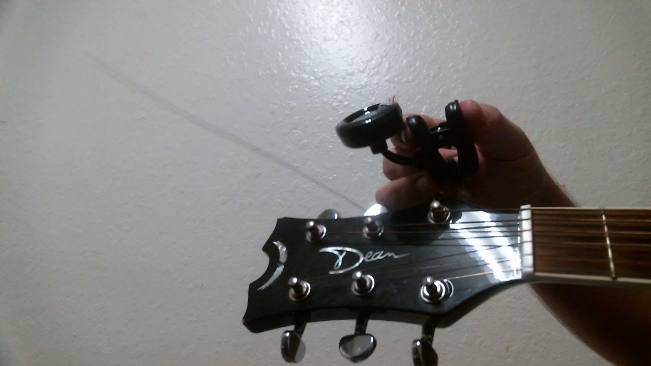 First time use Snark SN5X Clip-On Tuner