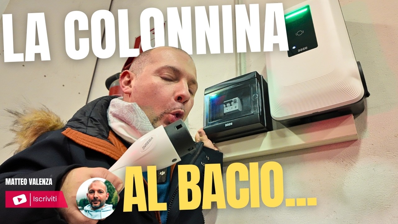 Colonnina ZERO STRESS per caricare l'Auto Elettrica