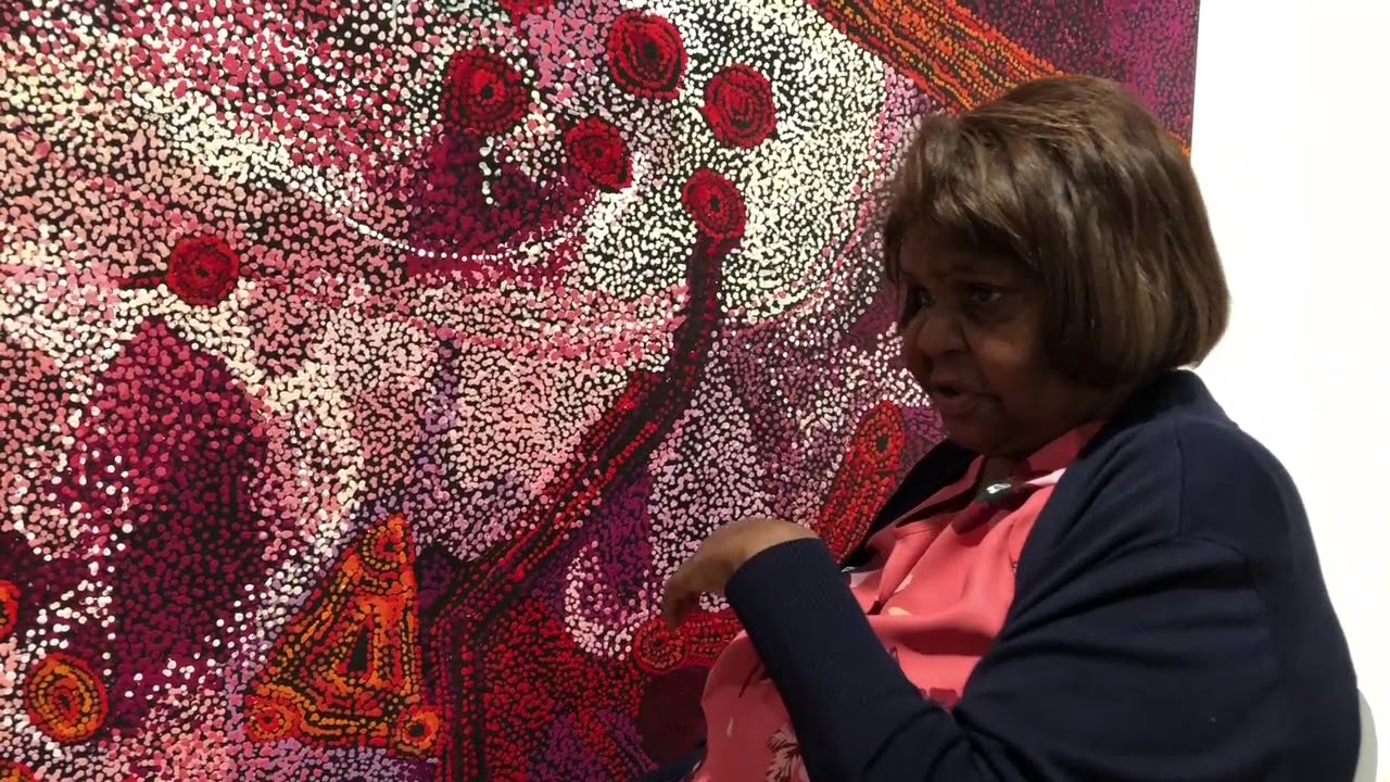 Wynne prize winner Sylvia Ken talks with Maria Stoljar about her winning painting 'Seven Sisters'