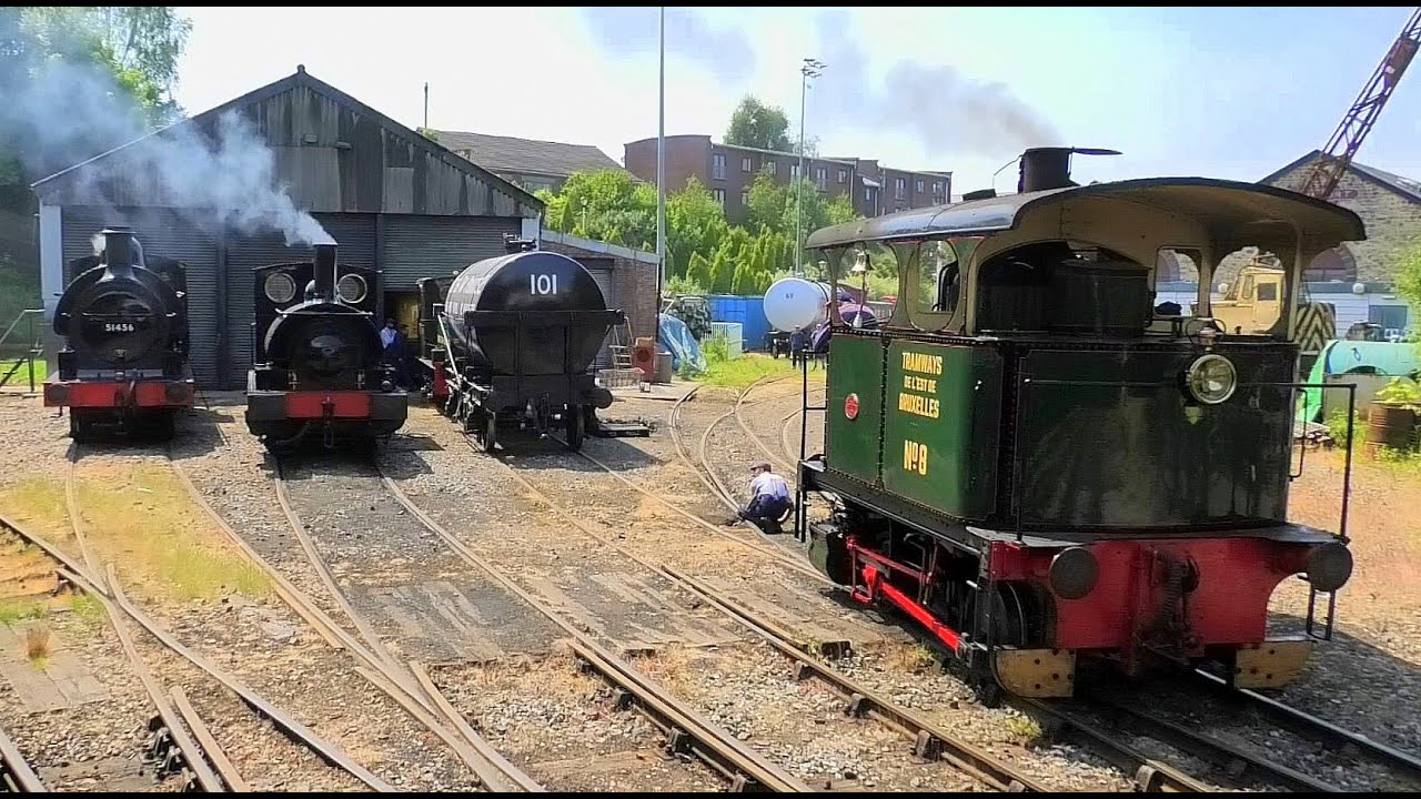 SHUNTING with STEAM power!!!  East Lancs Rly, Castlecroft yard. 10th June 2023