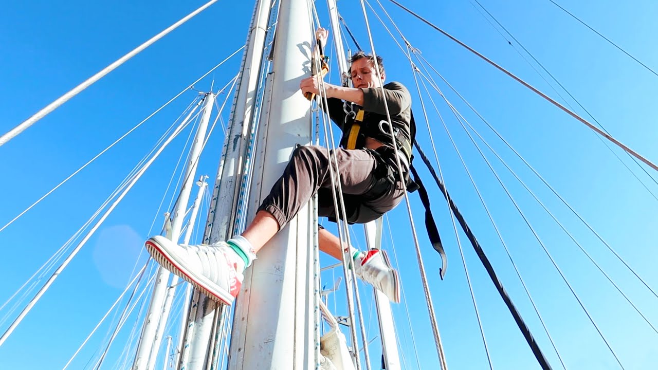 Sailboat REFIT #2 - We install a NEW B&G WIND INSTRUMENT up ON THE MAST | Sailing MAKANI Ep29
