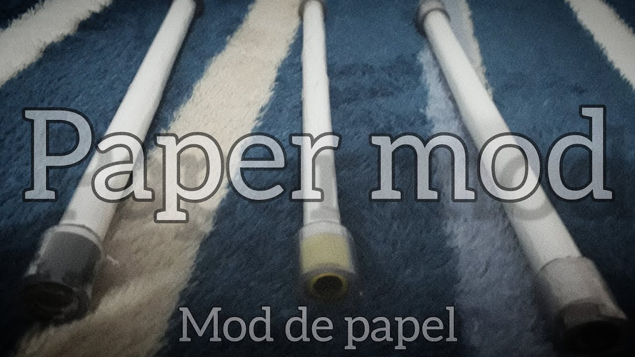 Mod de papel para pen Spinning!! tutorial 