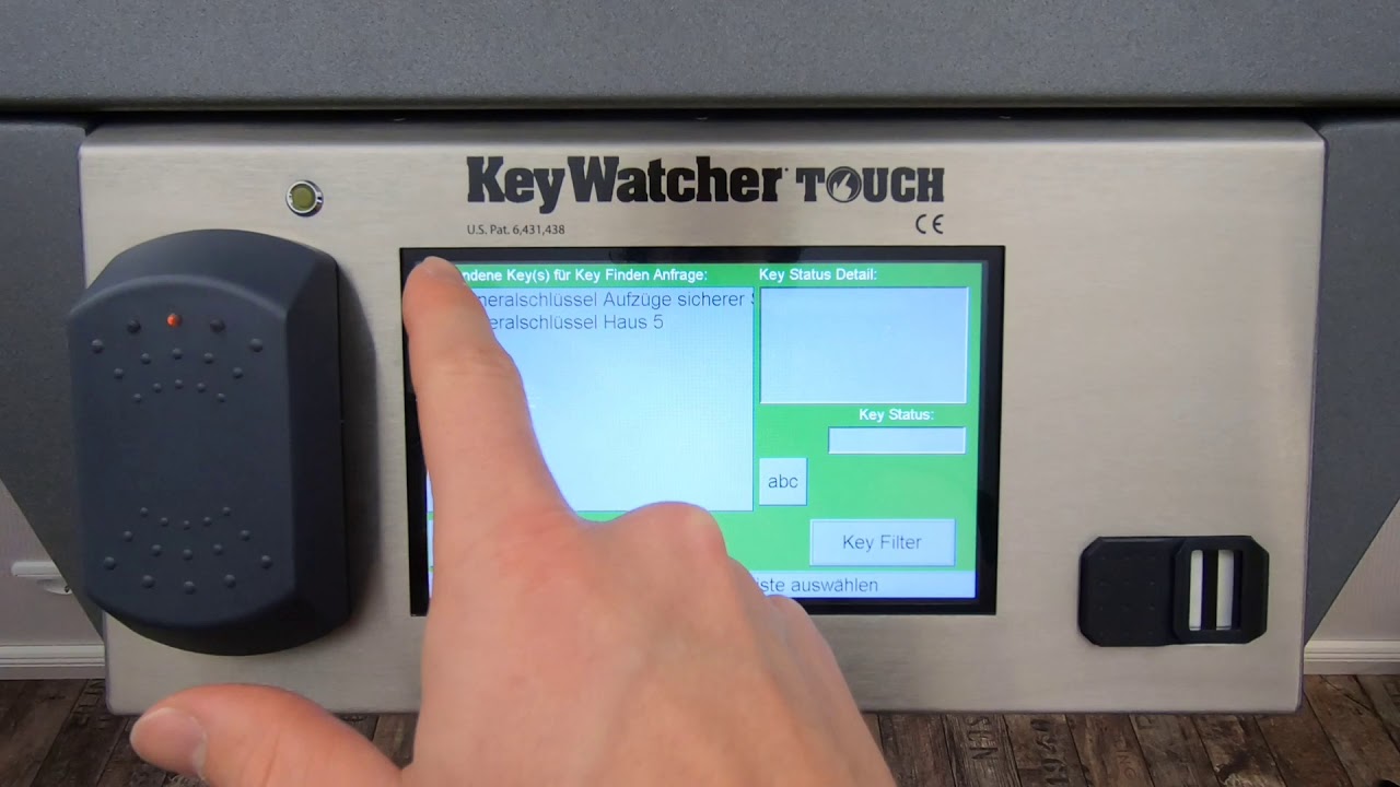 Key Filter und Keys Finden - KeyWatcher Touch