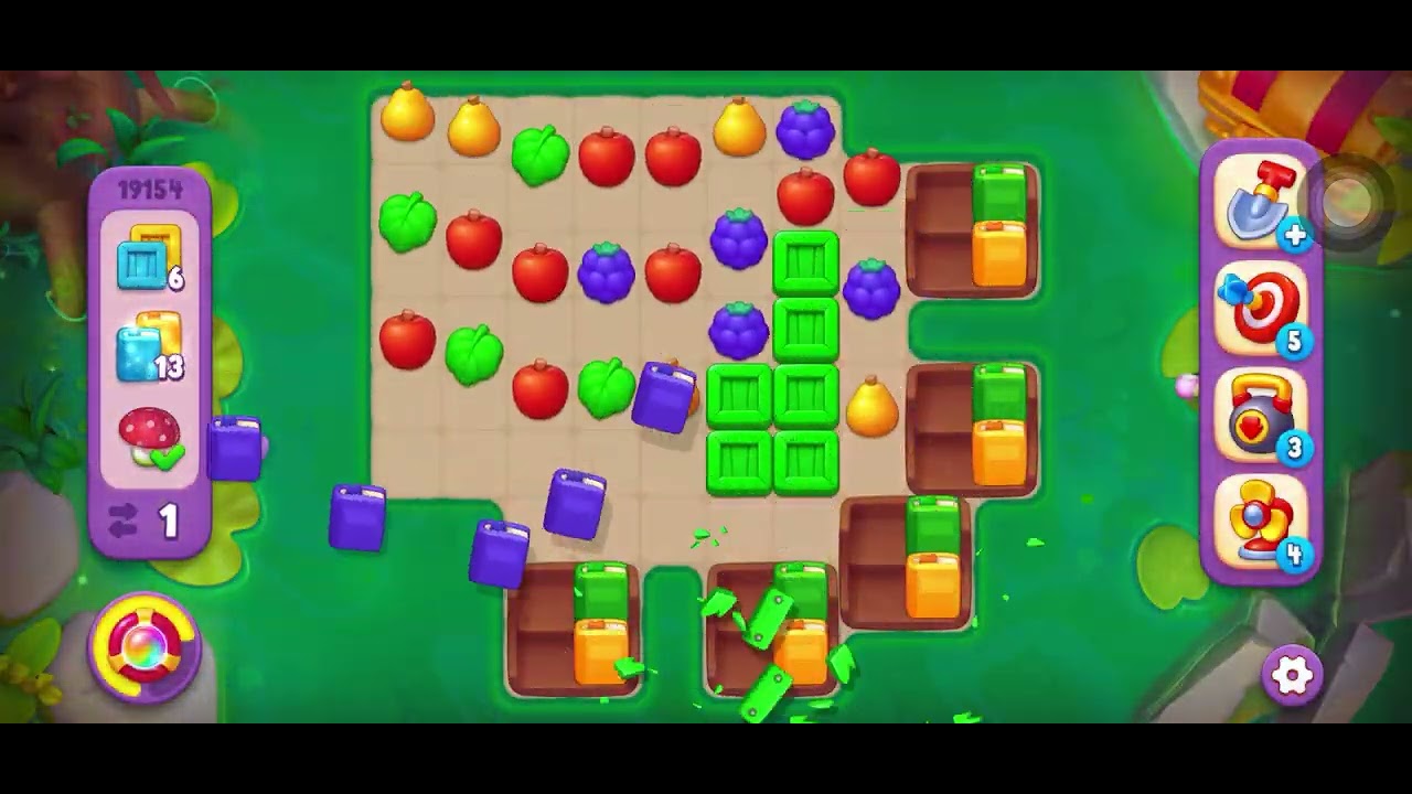 Gardenscapes Level 19154 (Super Hard Level)