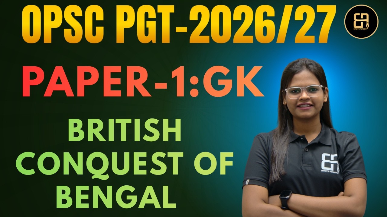 British Conquest of Bengal | Theory Class by Lipsita Mam | Modern Indian History