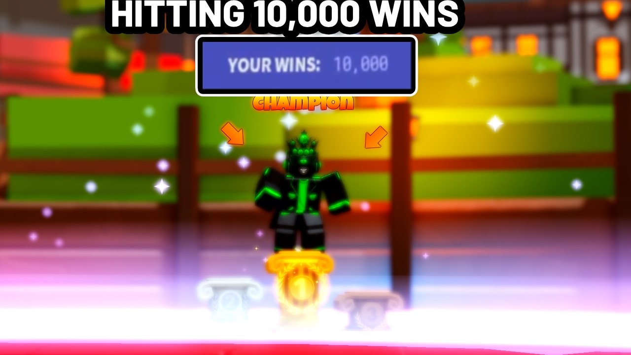 Hitting 10K WINS  (Roblox BedWars)