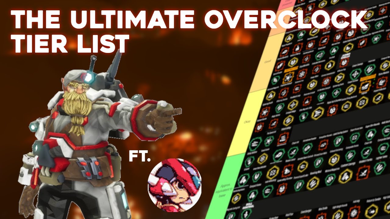 The Ultimate Deep Rock Galactic Overclock Tier List ft. @lazymaybe