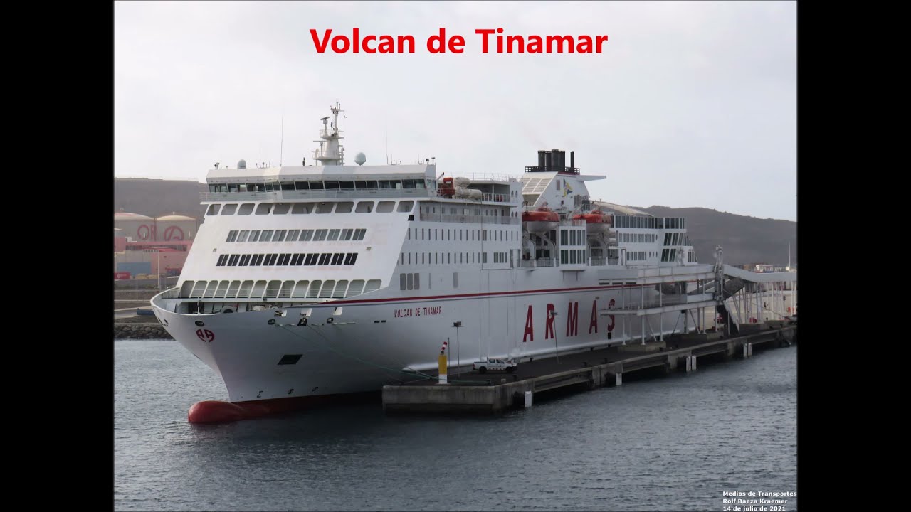 Interior del buque. Volcan de Tinamar  Naviera Armas