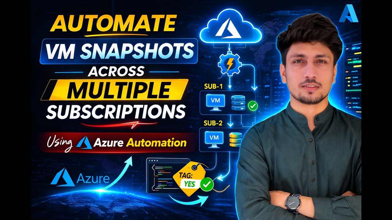 Automate Azure VM Snapshots Across Multiple Subscriptions Using Tags | Azure Automation Runbook
