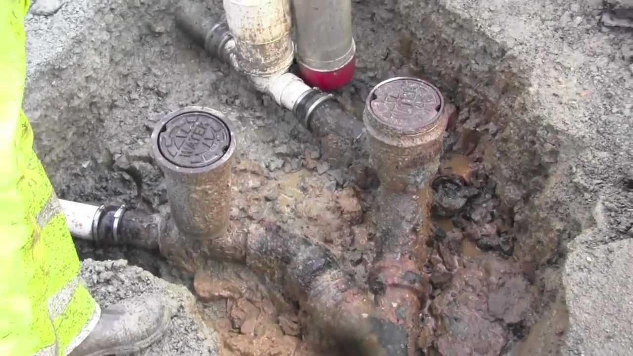 Hydro Excavating to Expose Sewer Lines