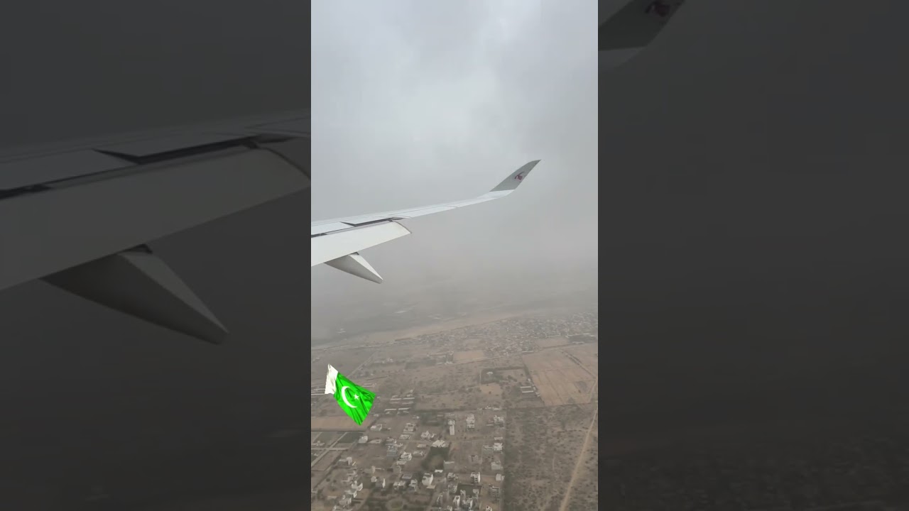 Landing at Karachi Airport June 2024