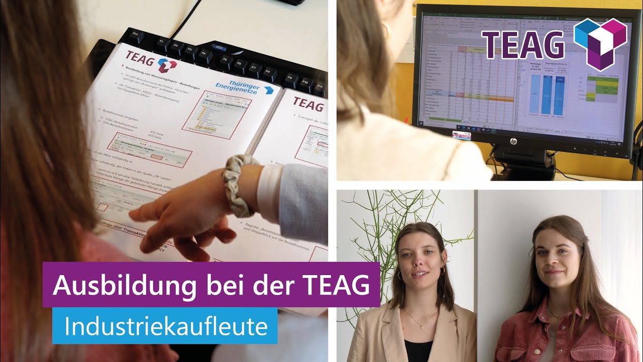 Ausbildung zu Industriekaufleuten bei der TEAG