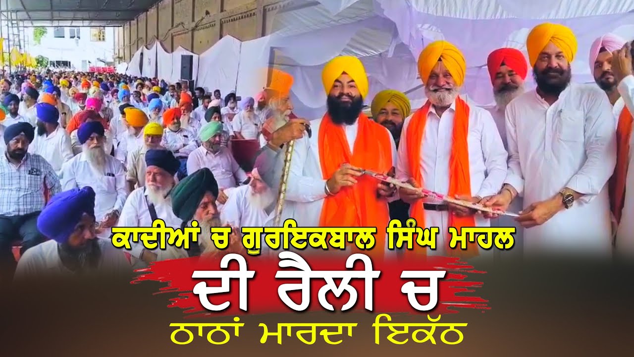 ਕਾਦੀਆਂ ਚ ਗੁਰ ਇਕਬਾਲ ਸਿੰਘ ਮਾਹਲ ਦੀ ਰੈਲੀ ਚ ਵਰਕਰਾਂ ਦਾ ਠਾਠਾਂ ਮਾਰਦਾ ਇਕੱਠ DPC Punjabi