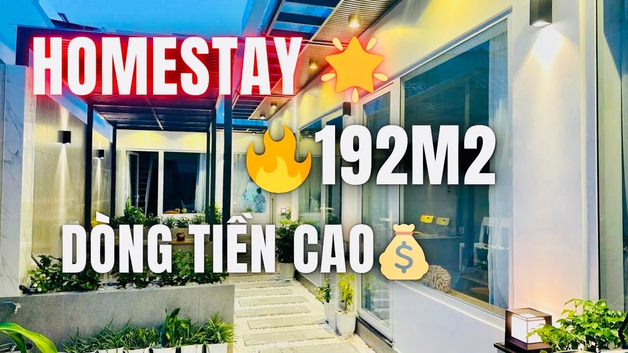 🔥Xem ngay kẻo lỡ! Căn Homestay 193m2 đi bộ ra biển tắm Nha Trang có dòng tiền tốt