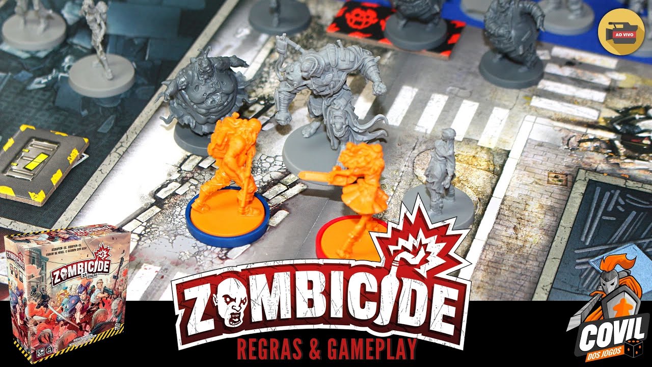 ZOMBICIDE (2ª Edição) -  Regras  e Gameplay Ao Vivo