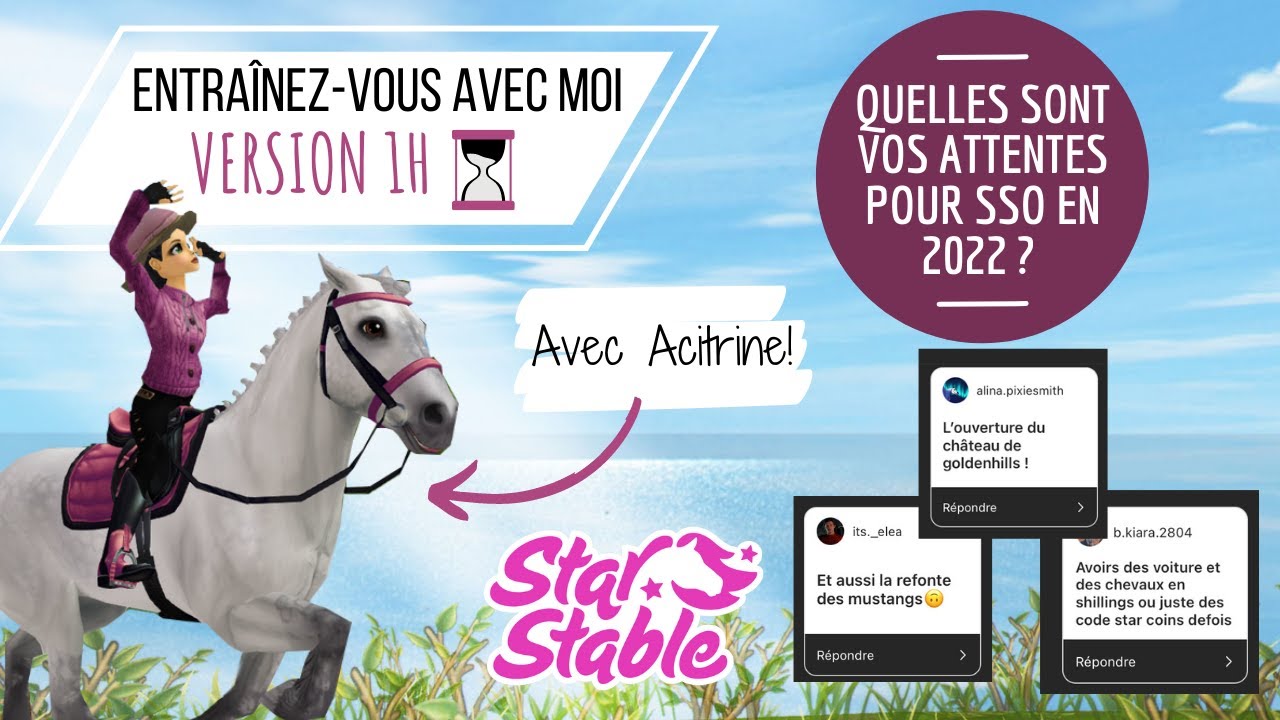 Entraînez vous avec moi [1H VERSION⌚] - Vos attentes du jeu en 2022 ! - SSO