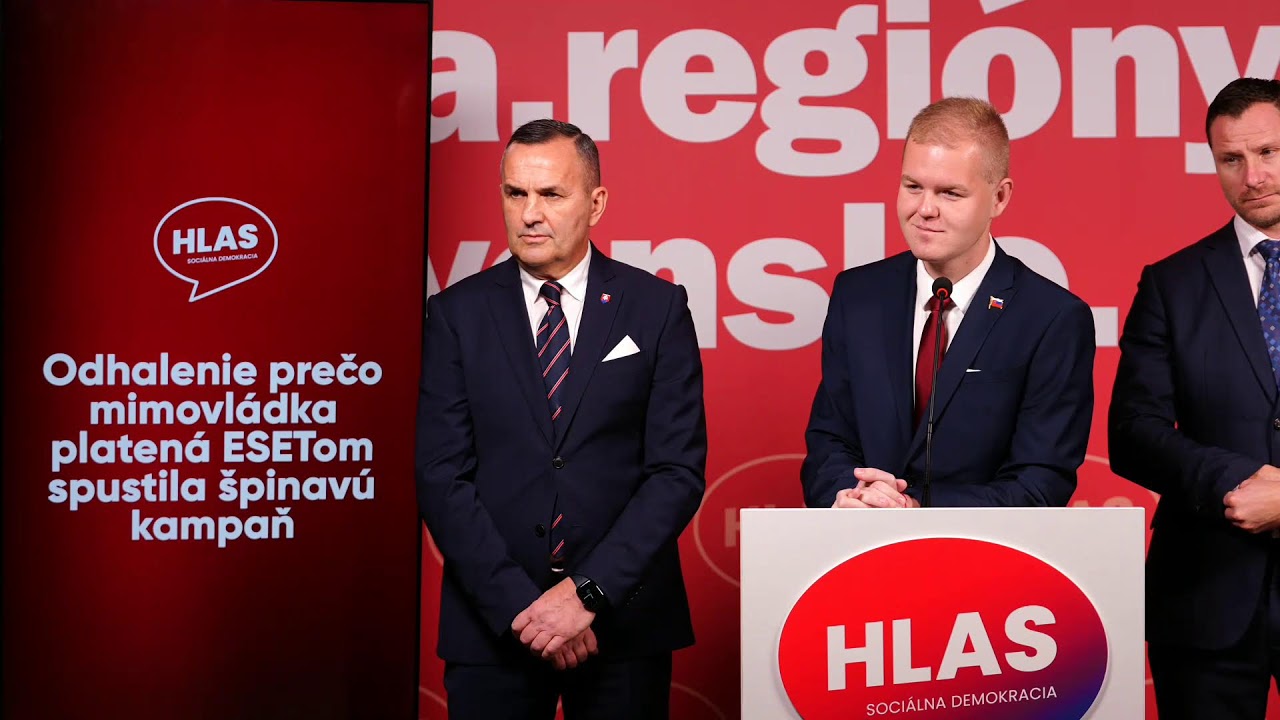 NAŽIVO: Odhalenie prečo mimovl&aacute;dka platen&aacute; ESETom spustila &scaron;pinav&uacute; kampaň