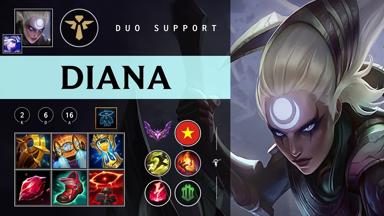 Diana Support vs Lulu - VN Master Patch 26.05