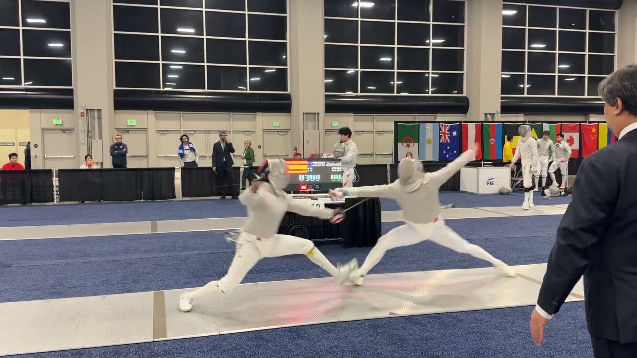 Pool 10 SMS - RAJA Arnav🇦🇺 vs ZHOU Junwei🇨🇳 - Absolute Fencing Sabre World Cup 2026