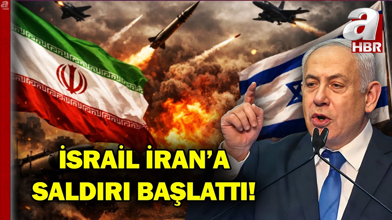İsrail İran'a Saldırı Başlattı! Tahran'da Peş Peşe Patlamalar... İşte O Görüntüler... | A Haber