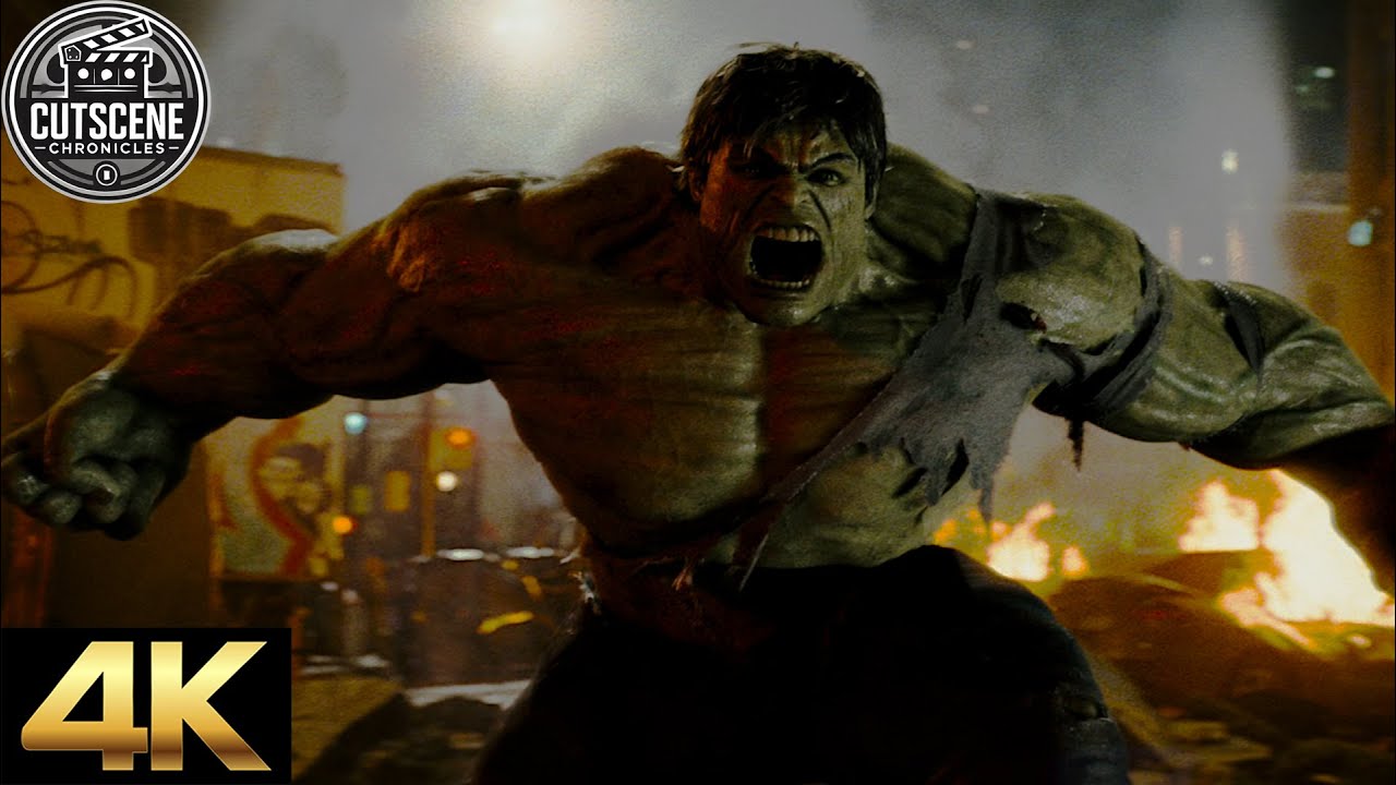 [4K UHD] Hulk VS. Abomination: The Ultimate Final Fight | The Incredible Hulk (2008)