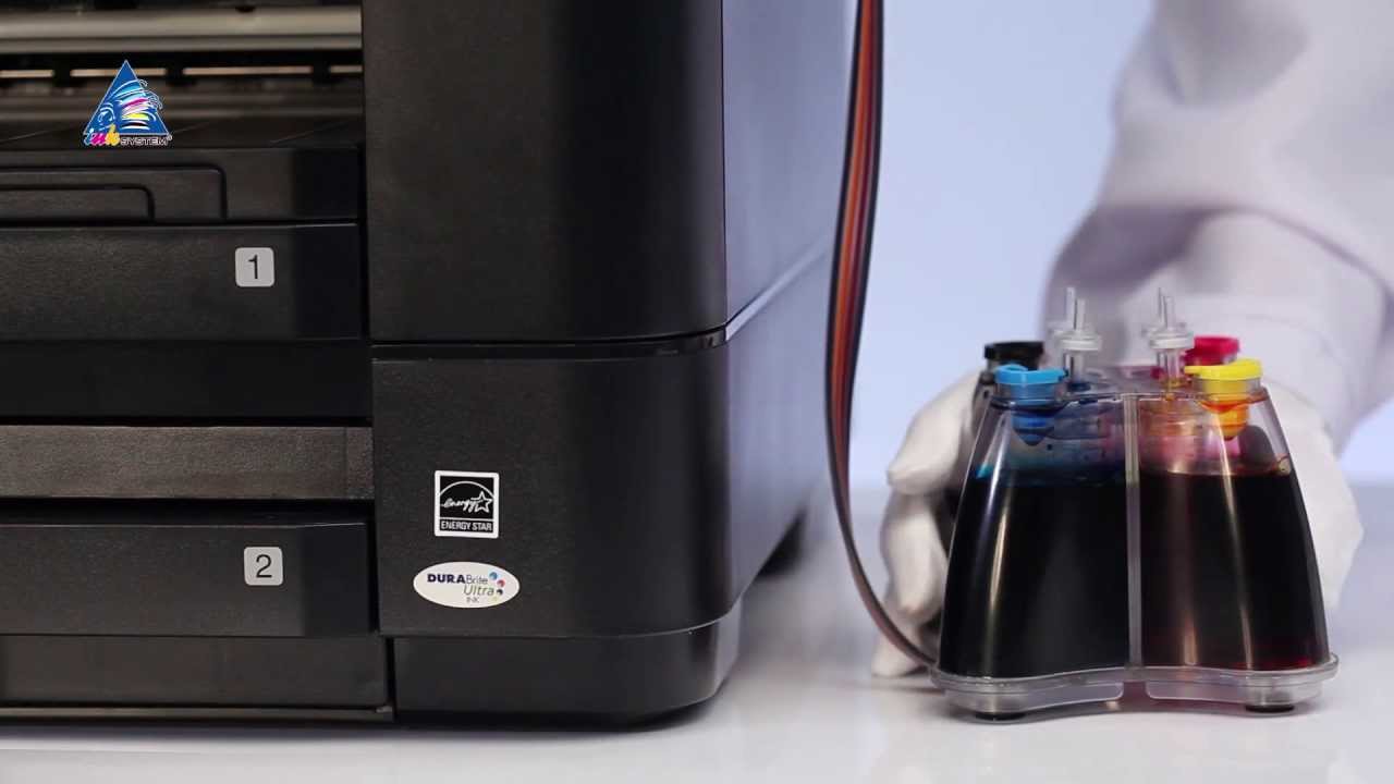CISS Installation on Epson WorkForce WF-7525