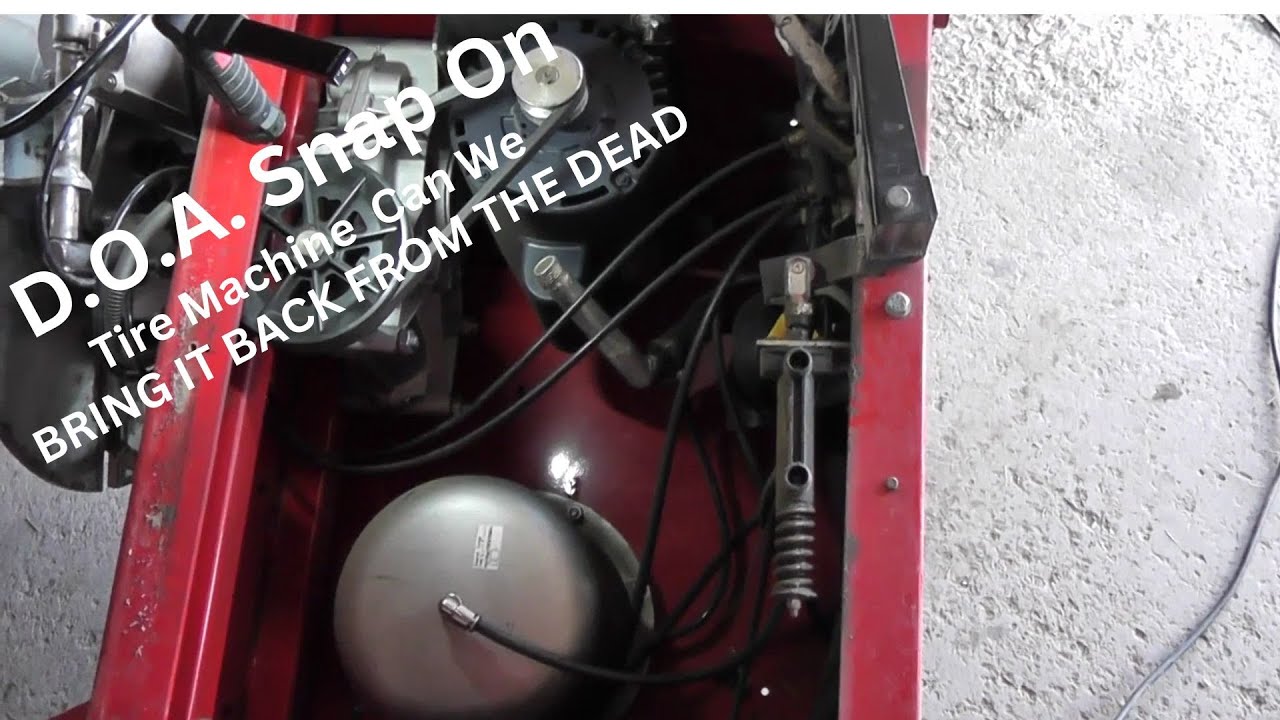 SNAP - ON TIRE MACHINE SMOKED  D.O.A ! CAN IT BE BROUGHT BACK TO LIFE?