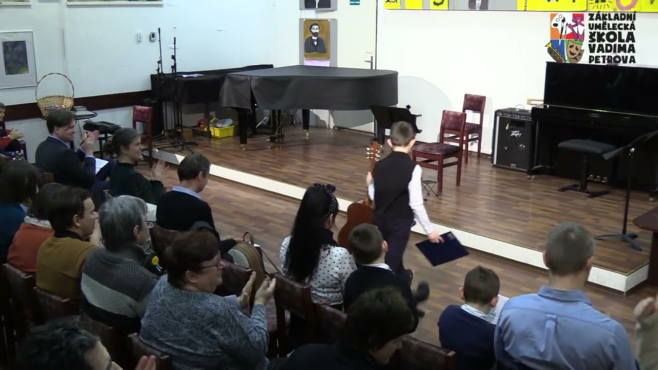27. 1. 2026 - Pololetní kytarový koncert na ZUŠ Vadima Petrova