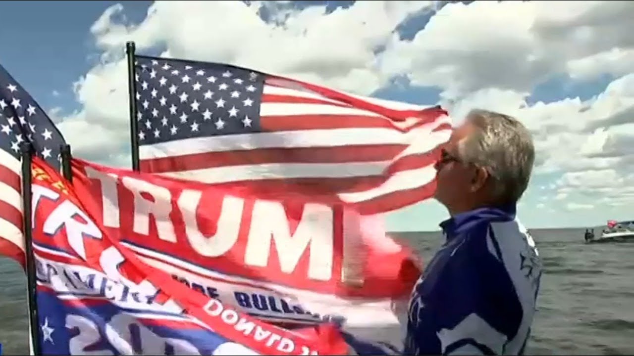 Pro-Trump boat parades mark Labor Day in the United States