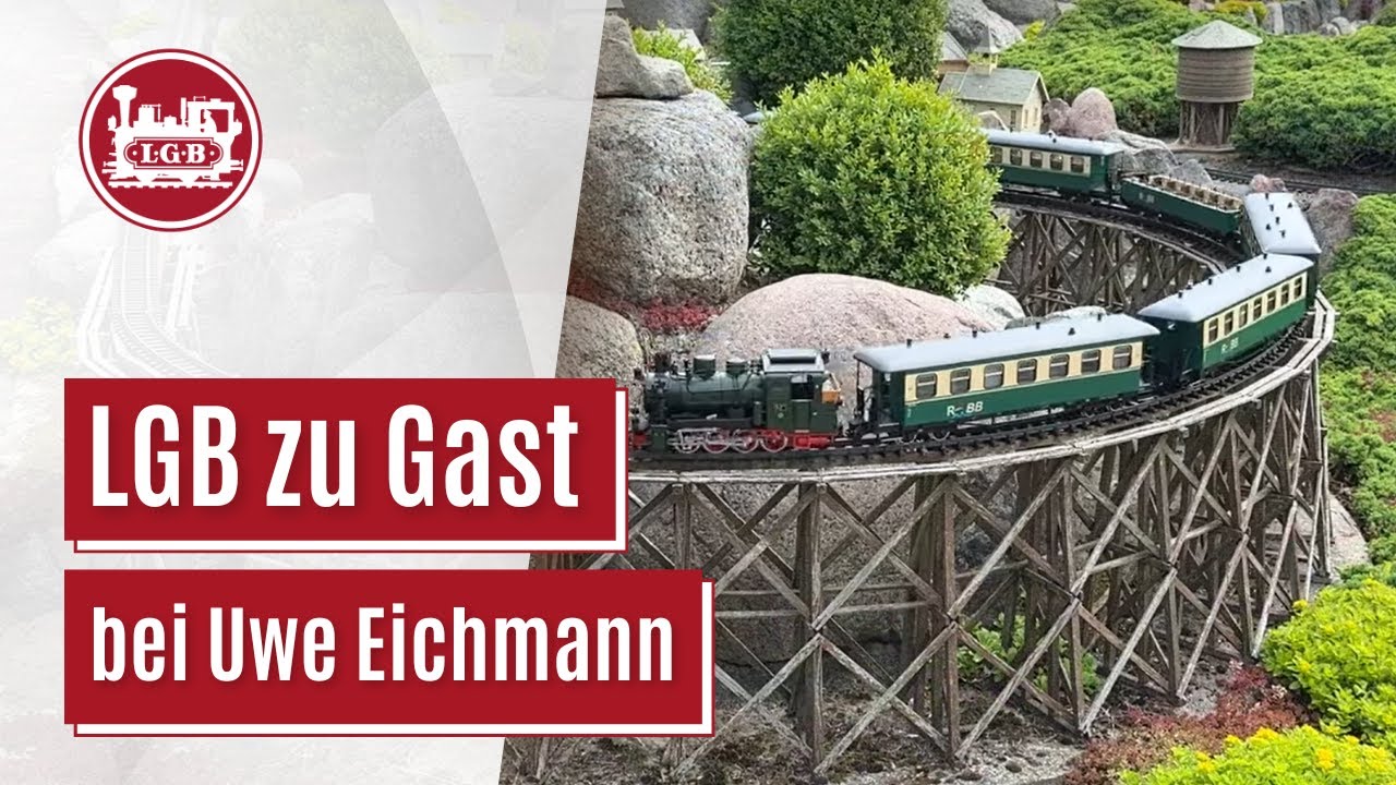 LGB Gartenbahn von Uwe Eichmann mit spezieller IV K