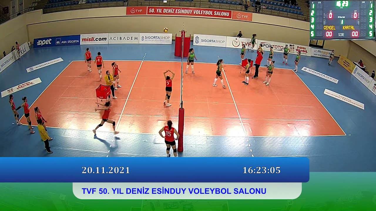 İstanbul - 50. Yıl Deniz Esinduy Voleybol Salonu Canlı Yayını