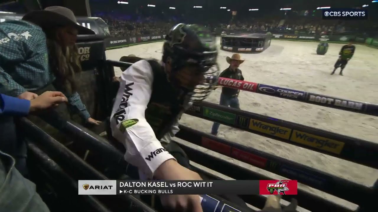 Dalton Kasel rides Roc Wit It for 89.75 points (PBR)