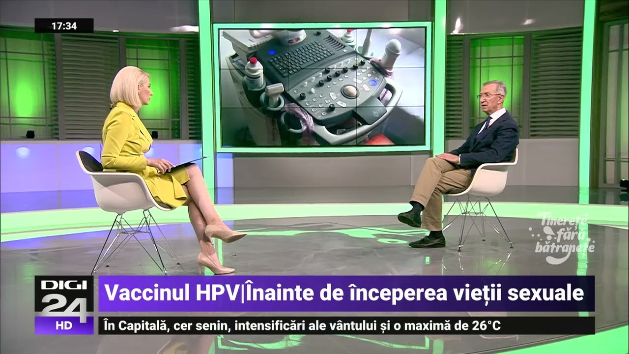 Prof. Dr. Gheorghe Peltecu - Vaccinare și screening HPV | Tinerețe fără bătrânețe