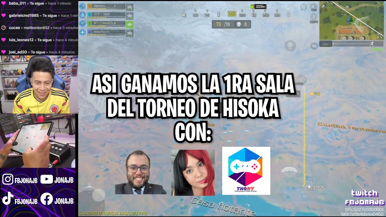 Nuestra win en el torneo de Hisoka 🔥 Ft. GhostMx, NickyyPlays y Thony