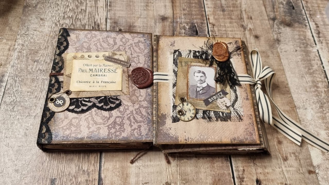 MAKING A FOLIO, JUNK JOURNAL AND LAPBOOK ALL FROM THE SAME KIT - PART 3