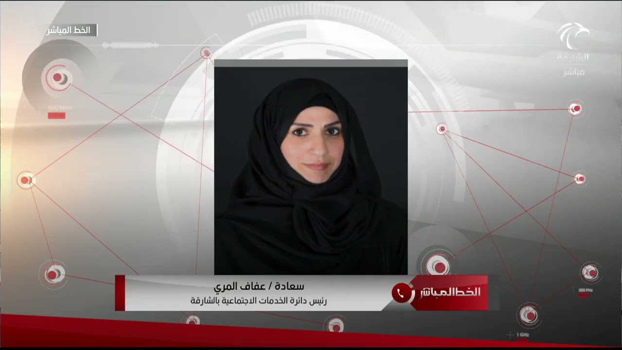 برنامج الخط المباشر | مداخلة عفاف المري - رئيس دائرة الخدمات الاجتماعية بالشارقة