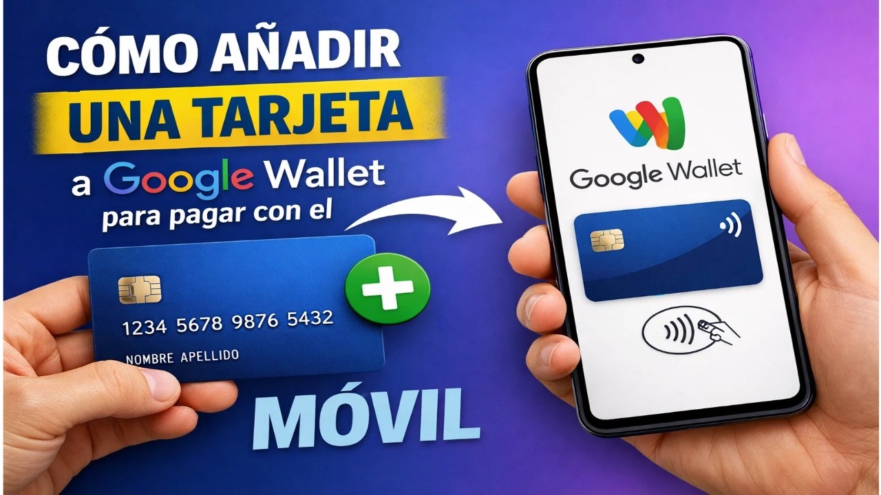 Cómo AÑADIR una TARJETA a Google Wallet para pagar con el móvil 💳📱