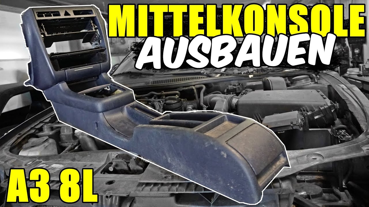 AUDI A3 8L MITTELKONSOLE AUSBAUEN TUTORIAL / ANLEITUNG