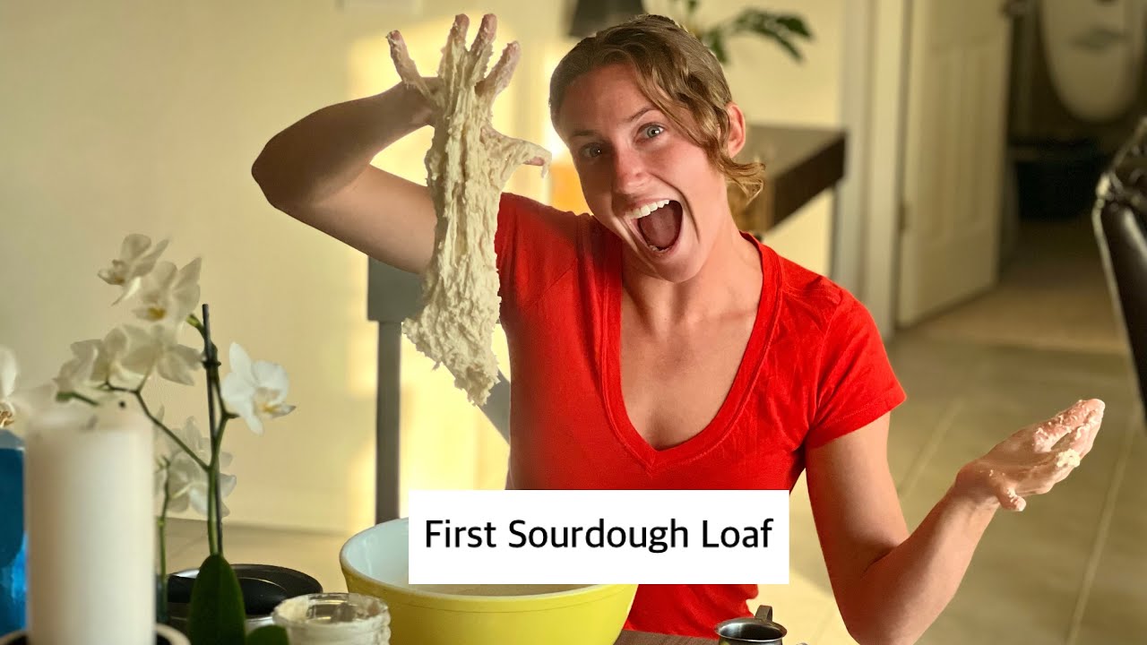 Beginner Sourdough Journey (First Loaf!)