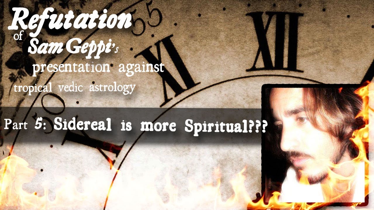 Sidereal is More Spiritual? Tropical is Just a Glorified Calendar?