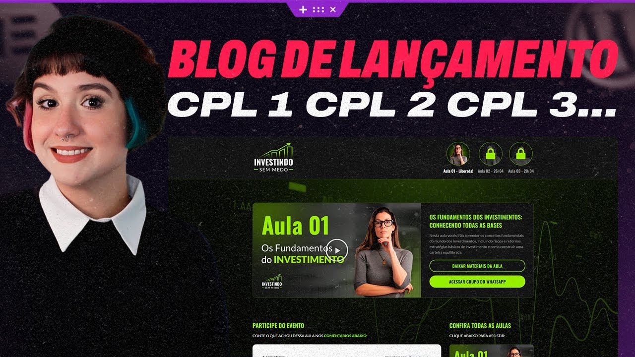 Como criar um blog de lançamentos no Wordpress e Elementor (Página de CPL)